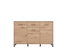 Commode-3-portes-Vienne-decor-chene-artisan-front-Forma-Ideale