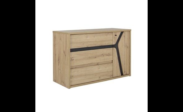 Commode-3-tiroirs-1-porte-Alana-1H6A160-chene-artisan-persp-Gautier