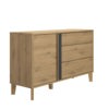 Commode-3-tiroirs-1-porte-Rivoli-chene-artisan-1H3F160-02-Gautier
