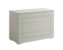 Commode-3-tiroirs-Alaska-decor-laque-blanc-strass-98cm-Albea-Mobili