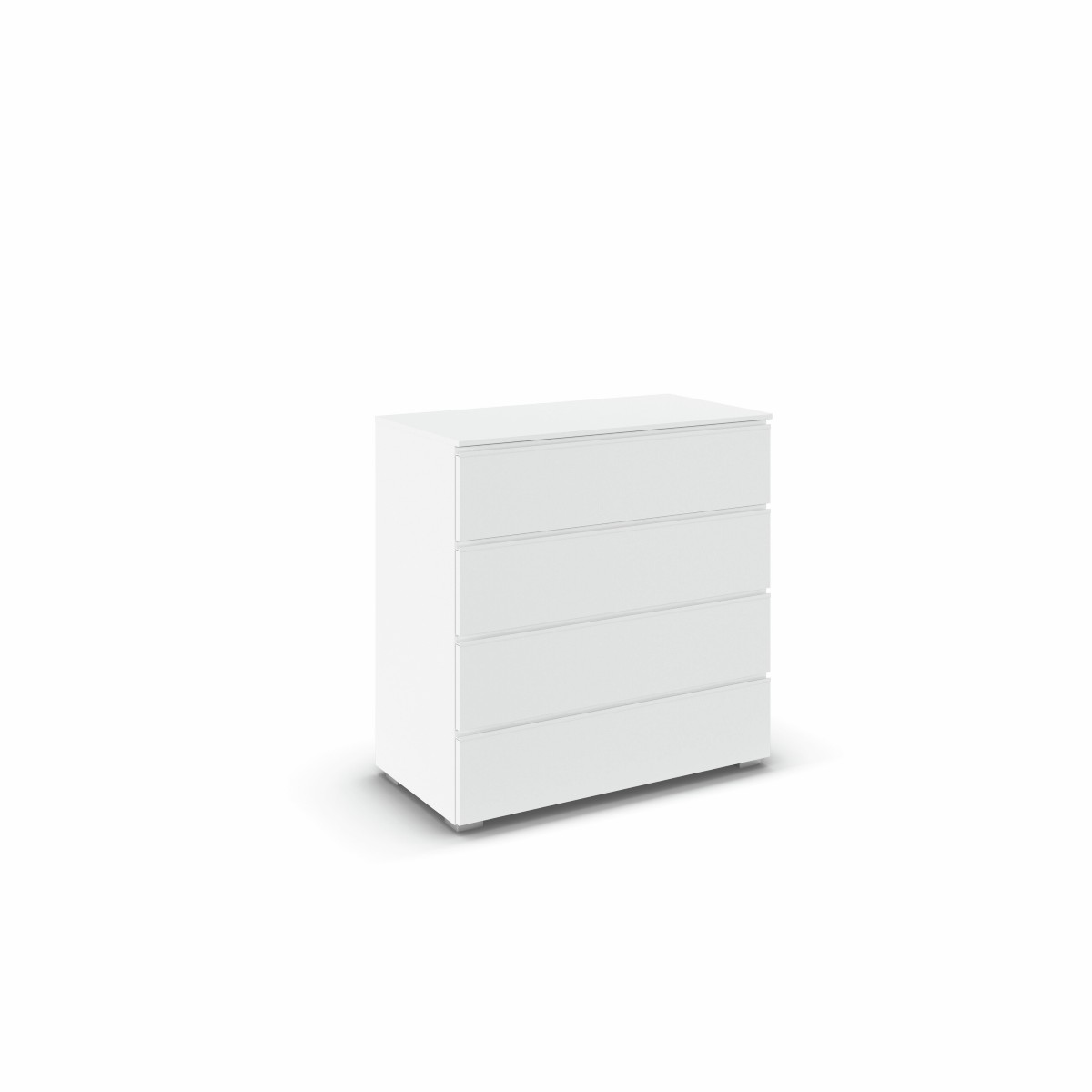 Commode-4 tiroirs-Joel-6J27-AG504-Blanc neige-01-Rauch