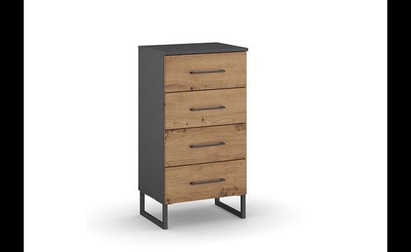 Commode-4-tiroirs-Butte-decor-chene-artisan-47cm-Rauch
