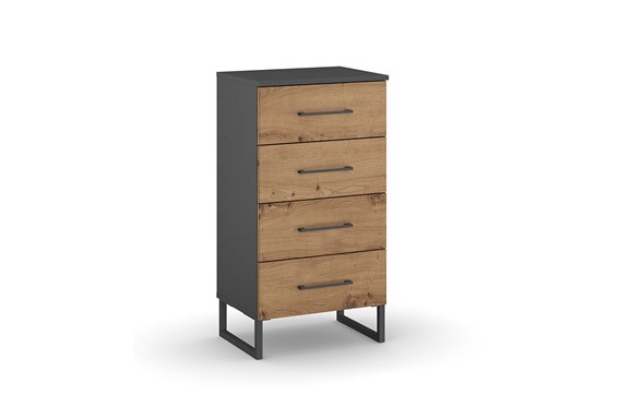 Commode-4-tiroirs-Butte-decor-chene-artisan-47cm-Rauch