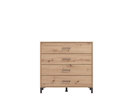 Commode-4-tiroirs-Vienne-decor-chene-artisan-front-Forma-Ideale