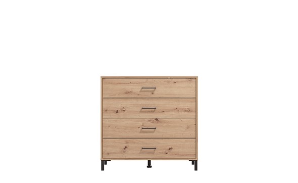 Commode-4-tiroirs-Vienne-decor-chene-artisan-front-Forma-Ideale