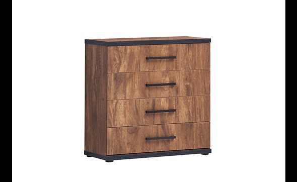 Commode-4tiroirs-Ellen-decor-bois-acacia-80cm-Oosterlynck