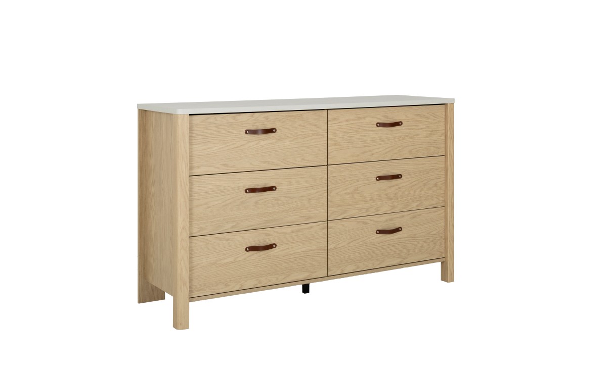 Commode-6 tiroirs-Auriol-1H7D164-Chene Rookwood-01-Gautier