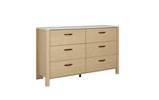Commode-6 tiroirs-Auriol-1H7D164-Chene Rookwood-01-Gautier