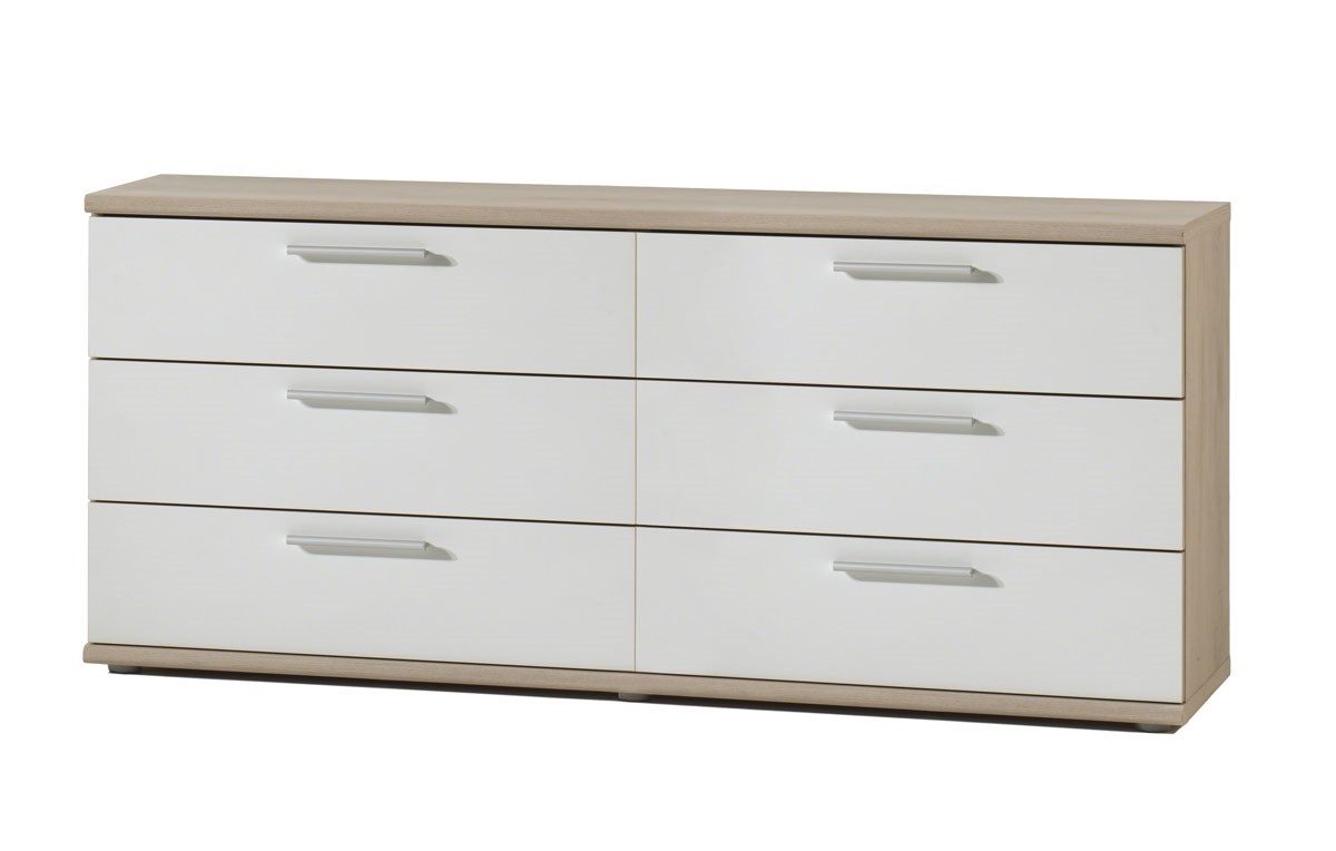 Kiwi Gek Er is een trend Commode Delia - 6 lades - 160cm - Meubelen Crack