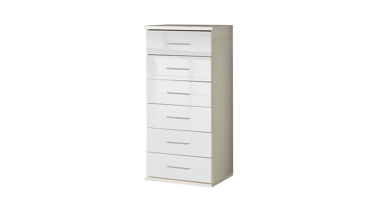 Commode-6-tiroirs-Clack-318-laque-blanc-46cm-Wimex