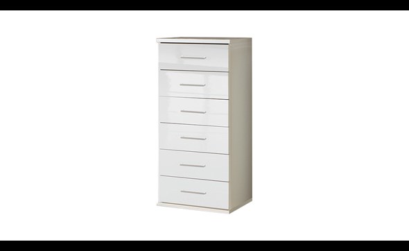 Commode-6-tiroirs-Clack-318-laque-blanc-46cm-Wimex