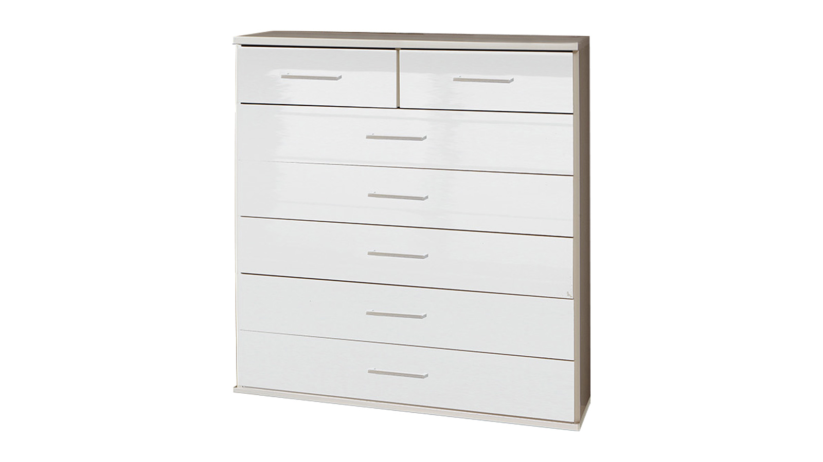 Commode-7-tiroirs-Clack-319-laque-blanc-90cm-Wimex