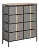Commode-8-rangements-Lander-BS-N2364-frosted-black-leg-Comodi-Living