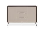 Commode-Arona-01B-2-portes-3-tiroirs-capuccino-noir-front-Finori