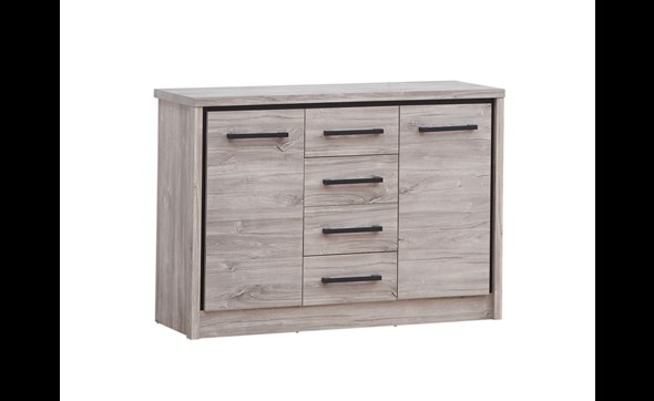 Commode-Elias-decor-bois-chene-2p-4t-Oosterlynck