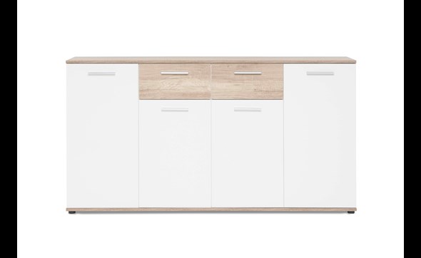 Commode-Jacky-3-decor-artisan-oak-chene-blanc-160cm-front-Finor