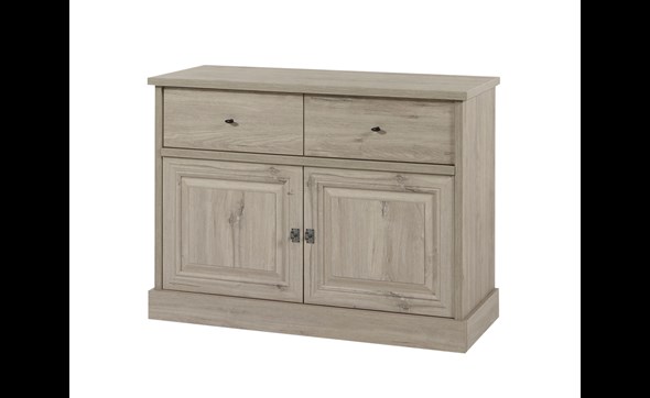 Commode-Kent-decor-bois-chene-millenium-gris-clair-K540-KO6-120cm-Meubar