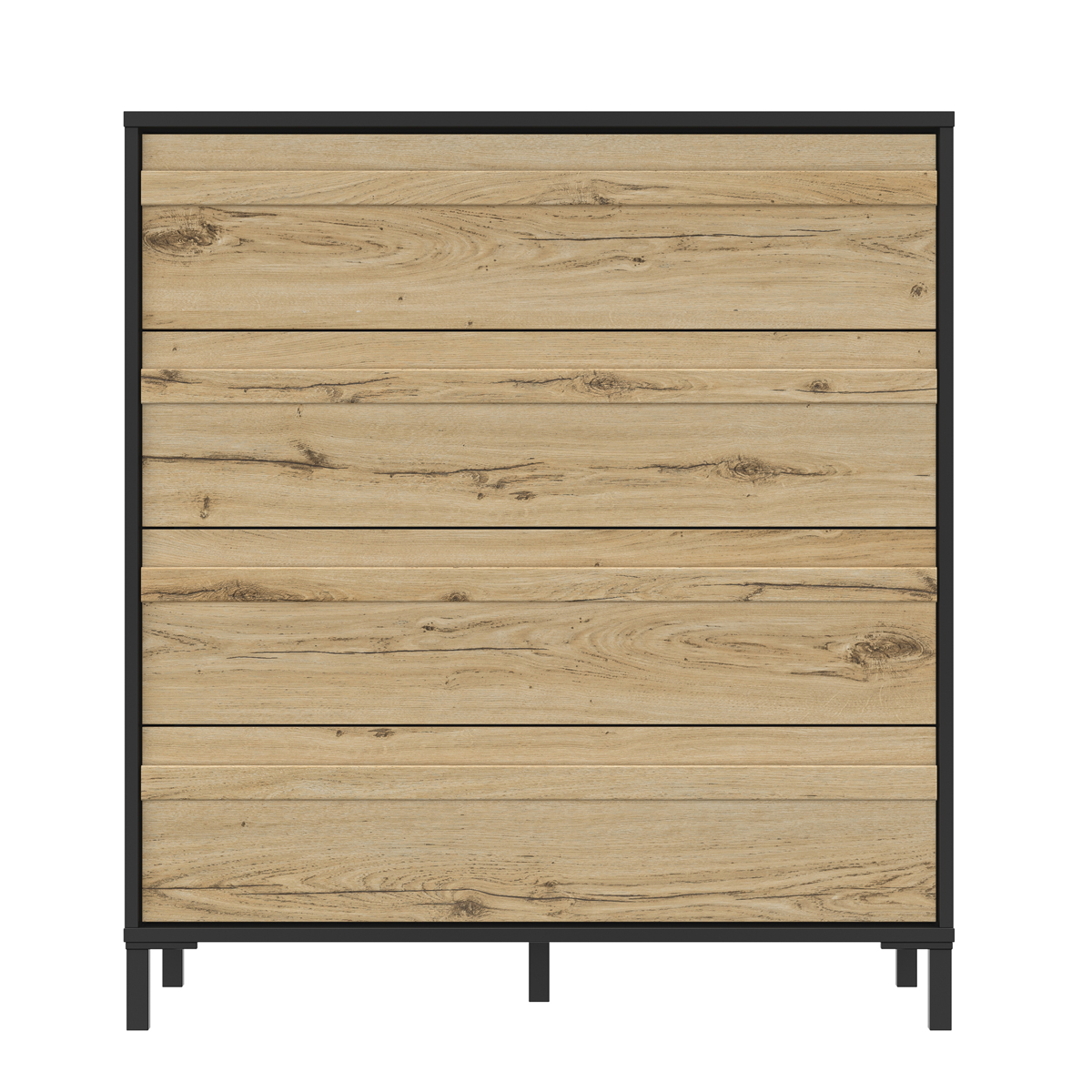 Commode-Mimizan-decor-helvezia-chene-94cm-front-1H3C180-Gautier