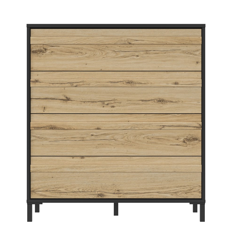 Commode-Mimizan-decor-helvezia-chene-94cm-front-1H3C180-Gautier