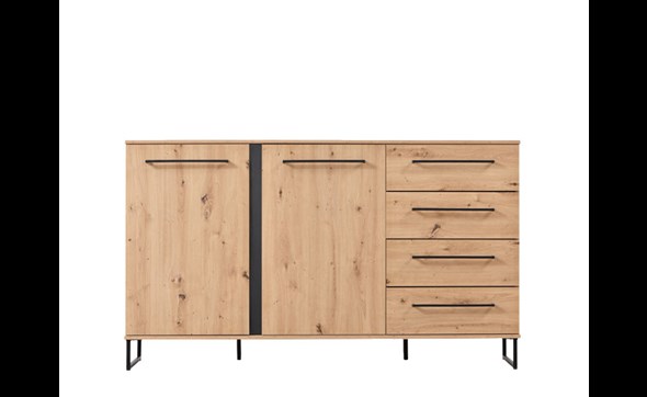 Commode-Sardinia-decor-chene-artisan-front-Forma-Ideale