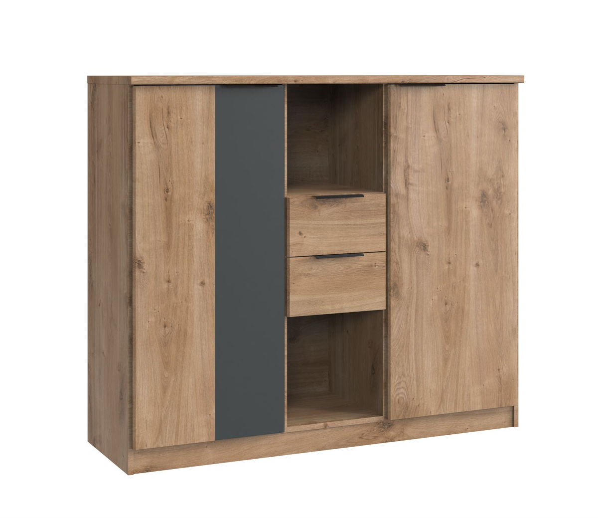 Commode-Texel-J24-717-decor-chene-anthracite-Wimex