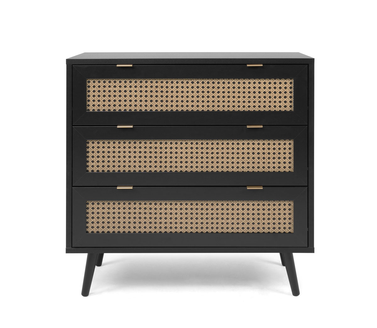 Commode-Vienna-03A-ladenkast-black-natur-cane-front-80cm-Finori