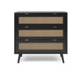 Commode-Vienna-03A-ladenkast-black-natur-cane-front-80cm-Finori