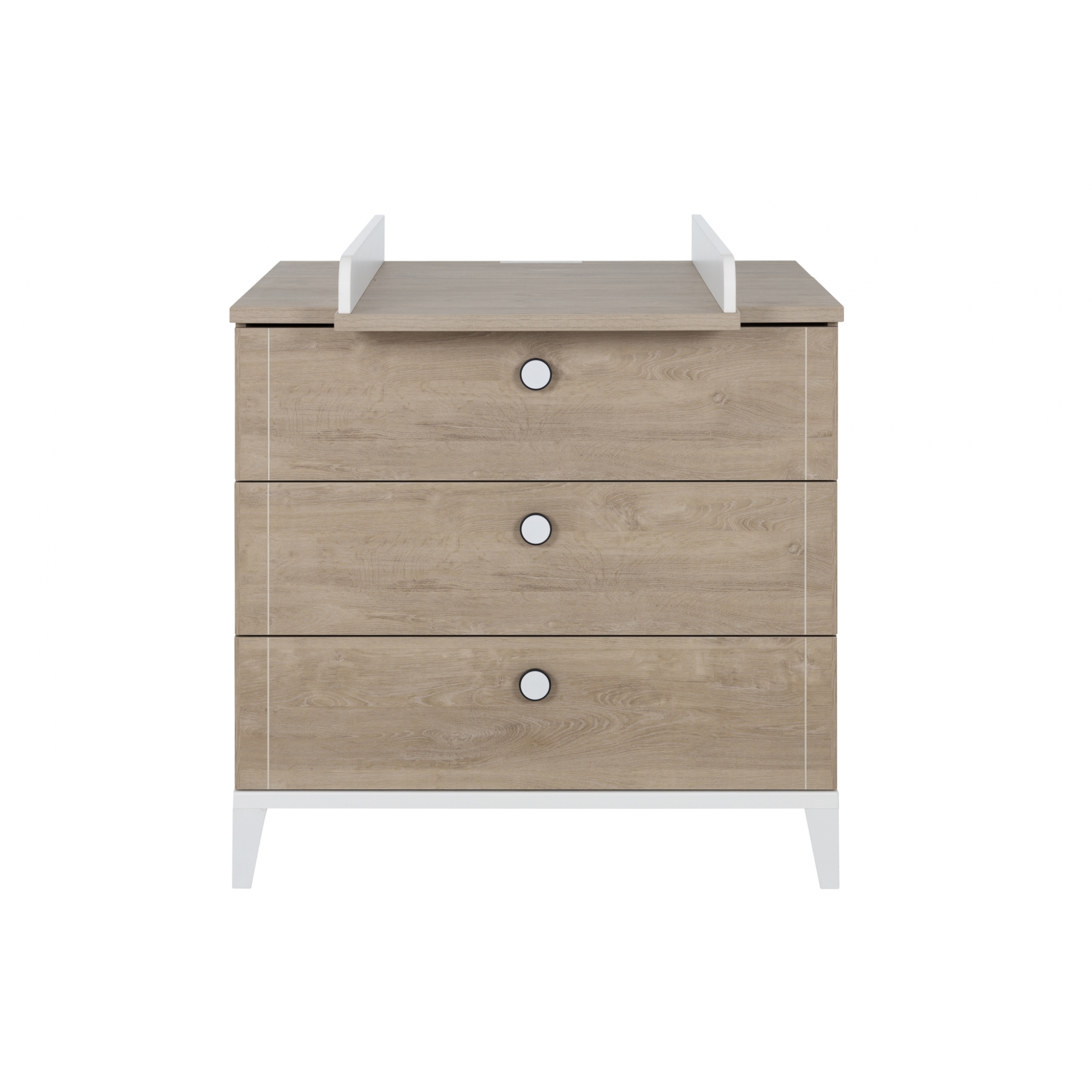 Commode-bebe-3-tiroirs-Marcel-decor-chene-blond-blanc-Gautier