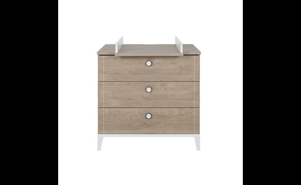 Commode-bebe-3-tiroirs-Marcel-decor-chene-blond-blanc-Gautier