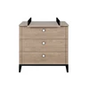 Commode-bebe-3-tiroirs-Marcel-decor-chene-blond-noir-Gautier