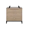 Commode-bebe-3-tiroirs-Marcel-decor-chene-blond-noir-Gautier