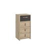 Commode-haute-4-tiroirs-Arthus-decor-chene-artisan-44cm-01-Gami