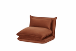 Coussin assise canape lit Fien tissu velours brique vert Comodi Sofa