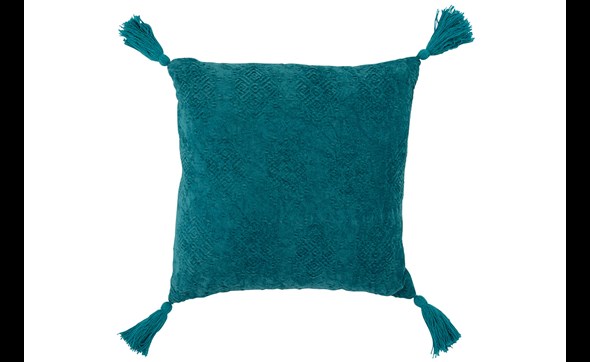 Coussin-Carre-Fayola-3094-Coton-Turquoise-01-Jolipa kopie
