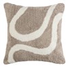 Coussin-Minimal-tufted-taupe-ecru-Mistal-Home