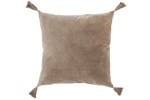 Coussin-floches-88221-coton-velours-marron-Jolipa
