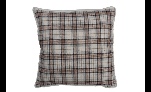Coussin-quadrille-carre-18149-polyester-marron-blanc-01-Jolipa