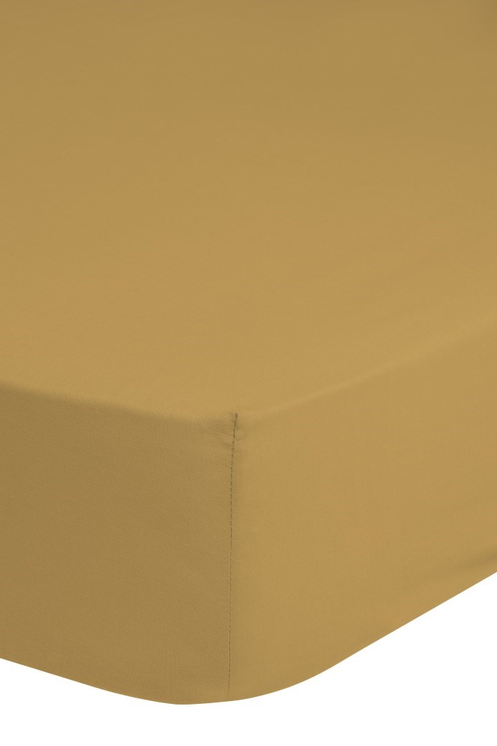 Draps-housse-Ocre-0280-90x200-good-morning-Muller