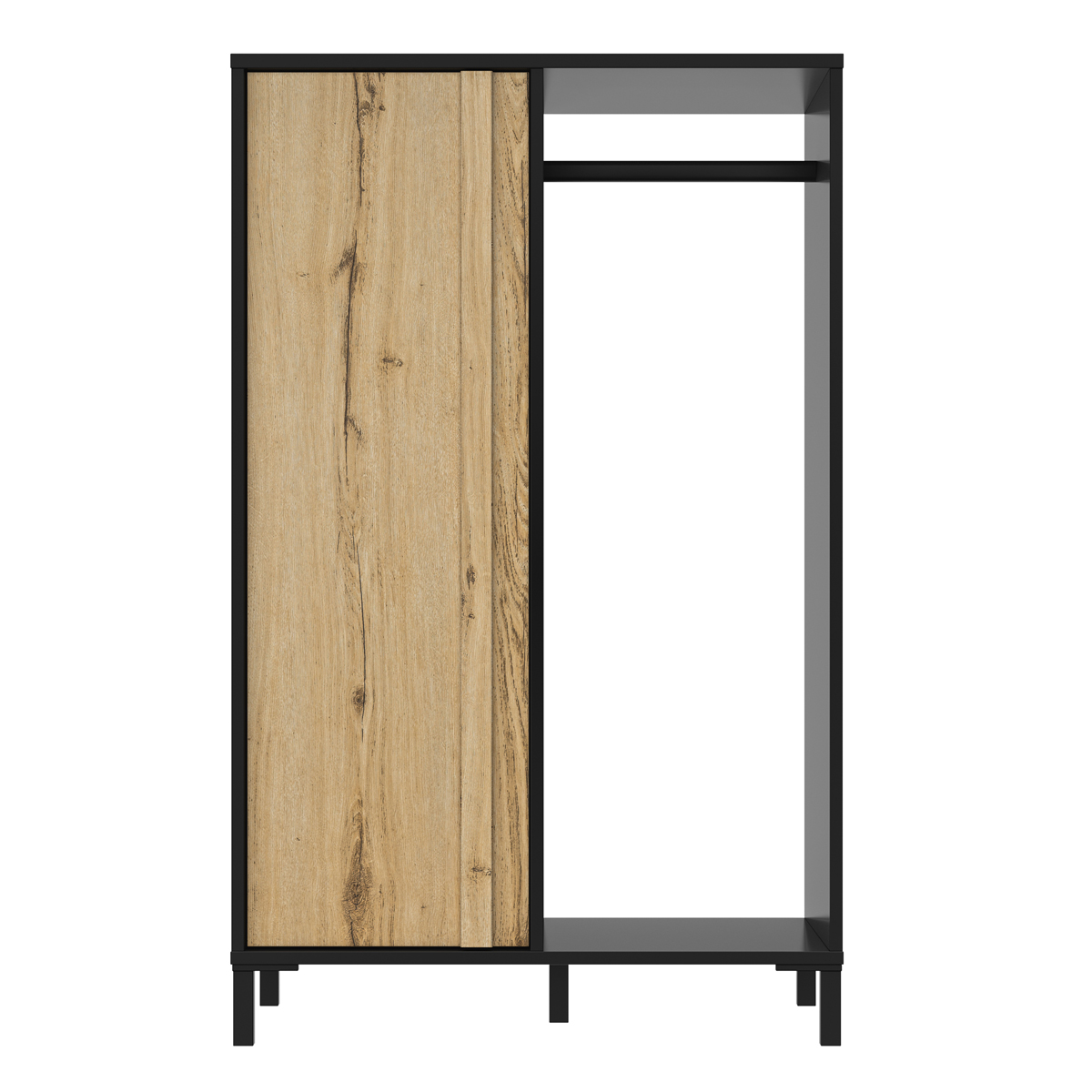 Dressing-ouverte-Mimizan-decor-helvezia-chene-75cm-front-1H3C230-Gautier