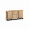 Dressoir-2-portes-2-tiroirs-Naturel-millenium-oak-nature-K545-DR3-180cm-Meubar