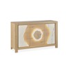 Dressoir-3 portes-170 cm-Minerale-214110-chene brosse-ceramique beige-01-Girardeau