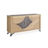 Dressoir-3 portes-175 cm-Riviera-194111-chene brosse-ceramique brun-01-Girardeau