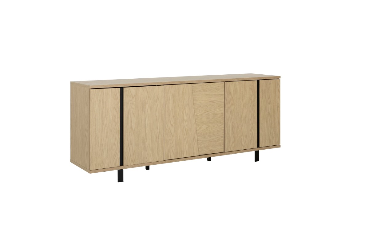 Dressoir-3 portes-Solena-1J3P504-Chene Rookwood-01-Gautier
