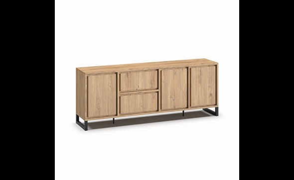 Dressoir-3-portes-2-tiroirs-Naturel-millenium-oak-nature-K545-DR1-233,2cm-Meubar