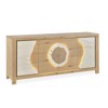 Dressoir-4 portes-Minerale-211200-chene brosse-ceramique beige-01-Girardeau