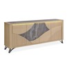 Dressoir-4 portes-Riviera-191201-chene brosse-ceramique brun-01-Girardeau