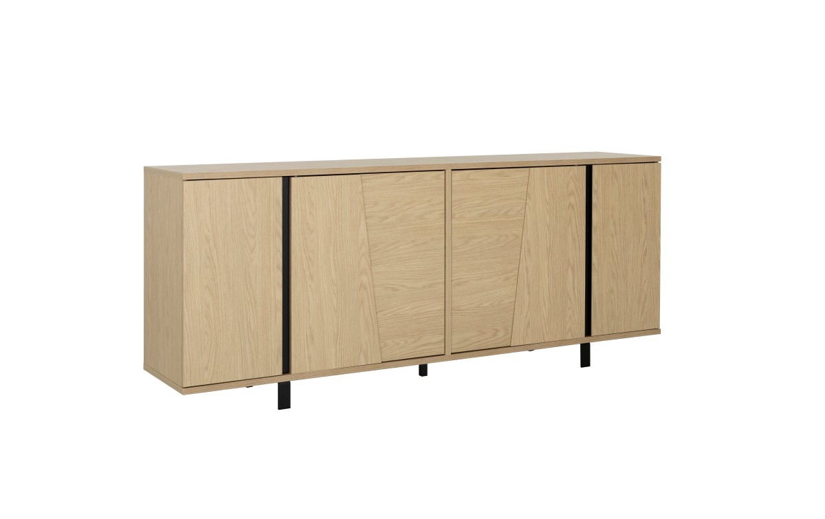 Dressoir-4 portes-Solena-1J3P514-Chene Rookwood-01-Gautier