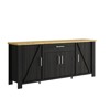 Dressoir-4P-1T-Sequoia-1J1K504-Chene-artisan-noir-01-Gautier