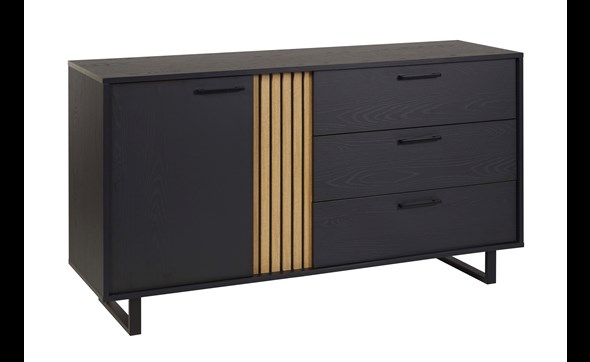 Dressoir-Faro-170cm-bois-chene-noir-Neyt