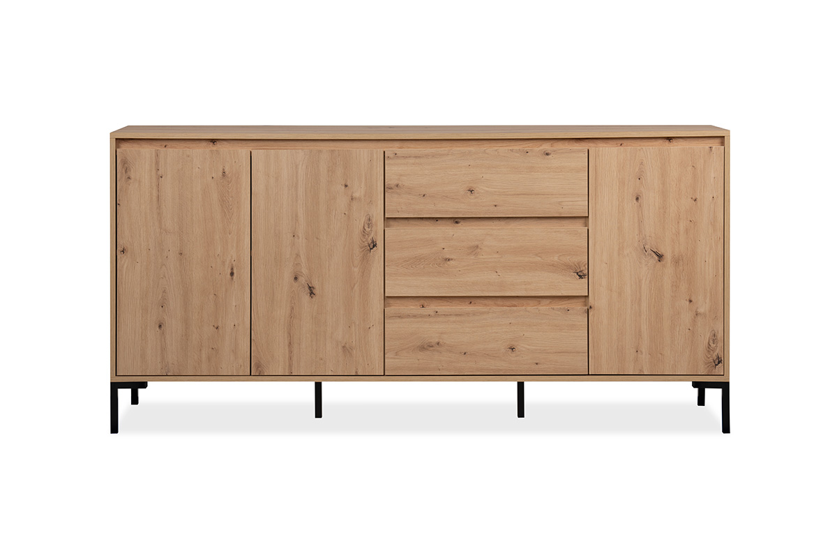 Dressoir-Korsika-51A-artisan-oak-frontal-Finori